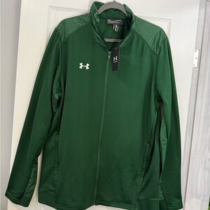 Under Armour Green Zip Up Sweater